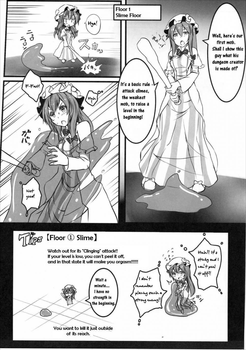 Hentai Manga Comic-Doujin Where Horrible Things Happen To Patchouli In This Dungeon-Read-4